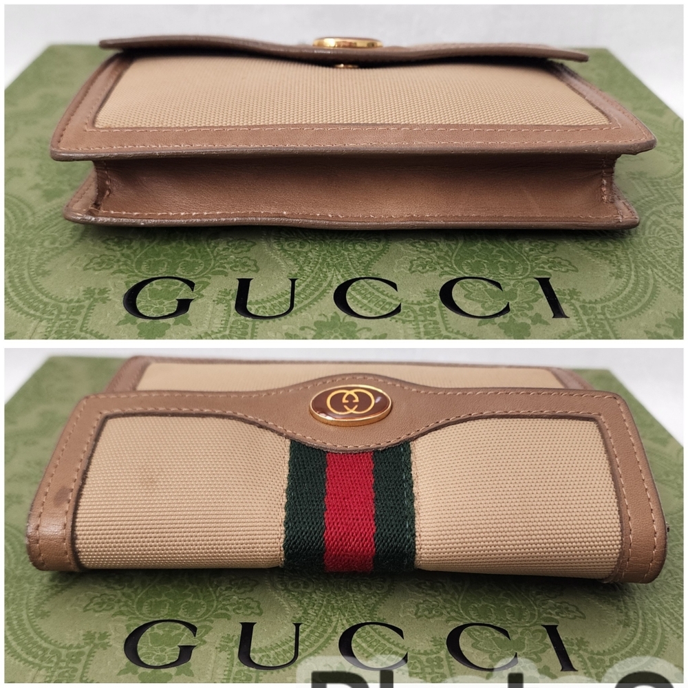 Auth Gucci Sherry Line Wallet to Crossbody/Waist Bag - Picture 8 of 10
